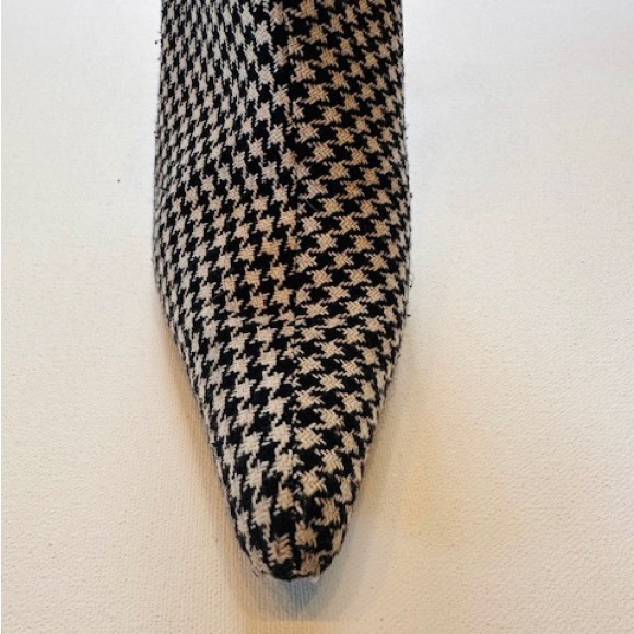 GEORGE Booties Sexy Heels Herringbone 3” Heel Zip EUC Sz 8 - Picture 3 of 6